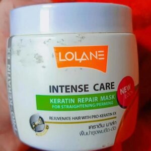 Lolane Natural Keratin Repair Mask - Rejuvenate Hair Damaged From Straightening 200gm - Image 1