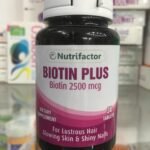 Nutrifactor Biotin plus 2500mcg For Lustrous Hair,