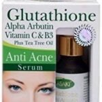 Sasaki Anti Acne Serum Vitamin C & B3 with Tea Tree OIL Glutathione Alpha Arbutin 15 Ml very effective