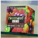 Herrmann Lightening Scrub With Vitamin E &Fruit Acid 500gm