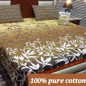 Fabric Pure Cotton Bedsheet 3 Piece - Image 6